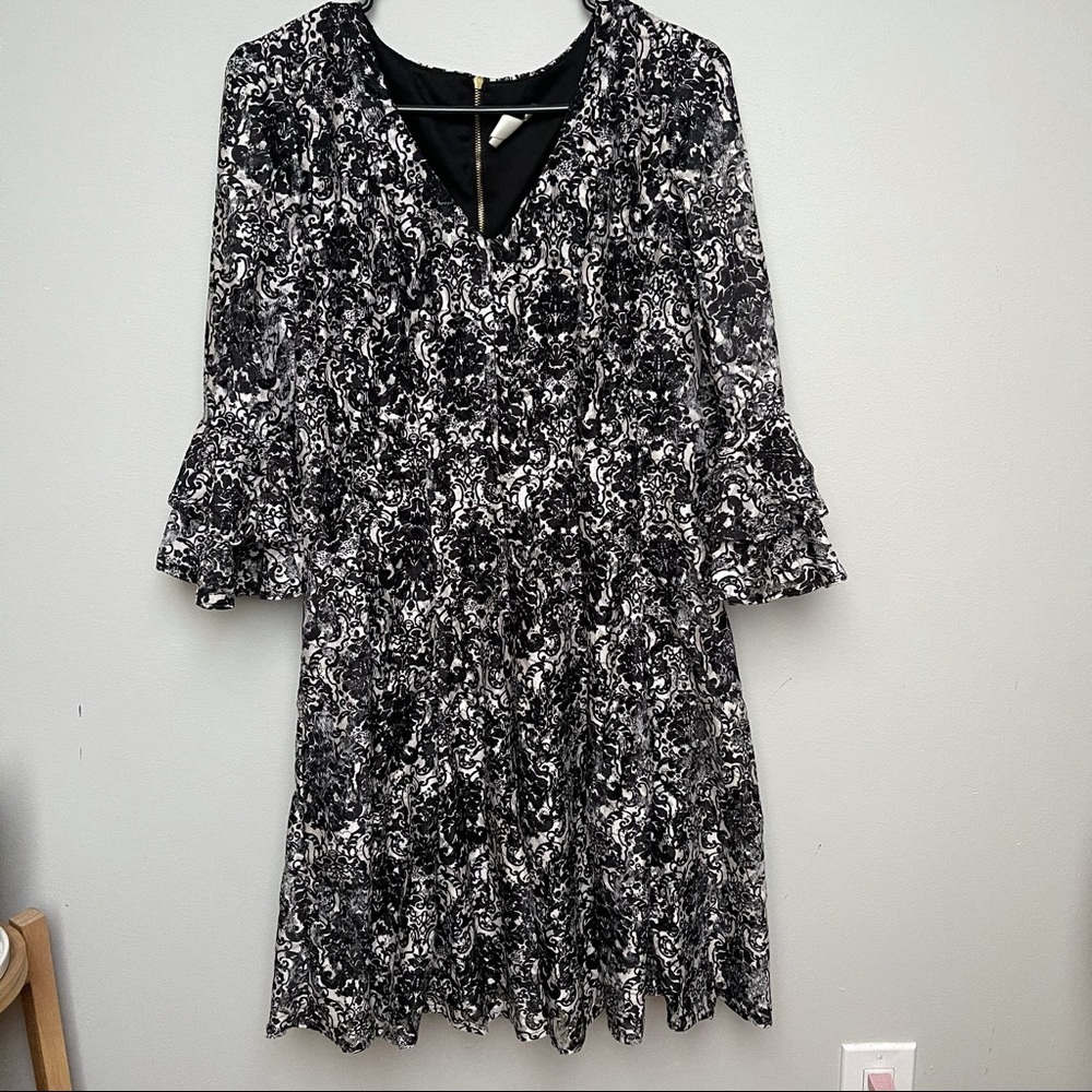 Julian Taylor Lace Formal Dress